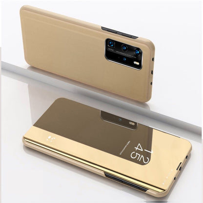 Plated Mirror Horizontal Flip Leather Case with Holder, For OPPO A93/Reno4 Lite/F17 Pro/Reno 4F, For OPPO Realme 7i/C17, For Xiaomi Mi 10T/10T Pro