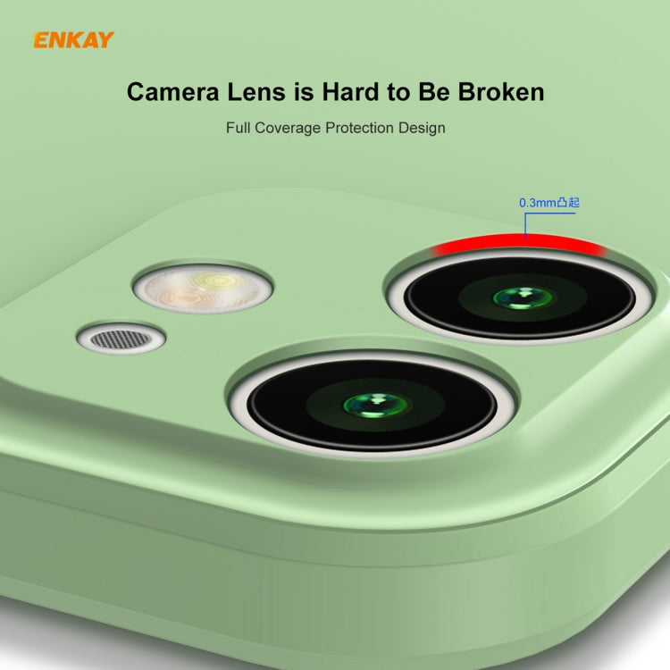 For iPhone 11 Pro Hat-Prince ENKAY ENK-PC064 Liquid Silicone Straight Edge Shockproof Protective Case, For iPhone 11 Pro
