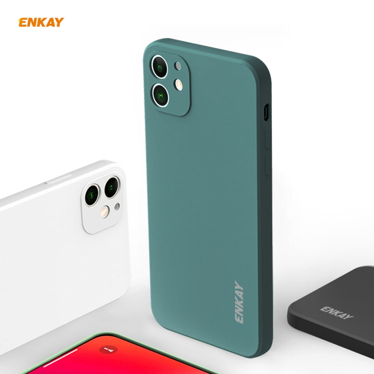 For iPhone 11 Pro Hat-Prince ENKAY ENK-PC064 Liquid Silicone Straight Edge Shockproof Protective Case, For iPhone 11 Pro