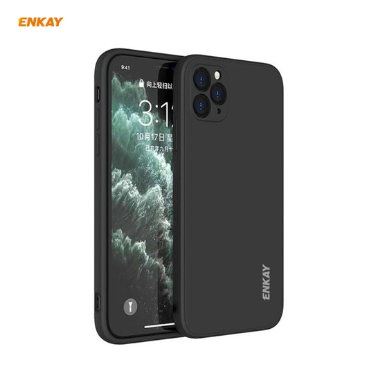 Für iPhone 11 Pro Hat-Prince ENKAY ENK-PC065 Flüssiges Silikon-Schutzhülle mit geraden Kanten, stoßfest, für iPhone 11 Pro