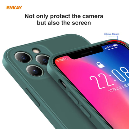For iPhone 11 Pro Hat-Prince ENKAY ENK-PC065 Liquid Silicone Straight Edge Shockproof Protective Case, For iPhone 11 Pro