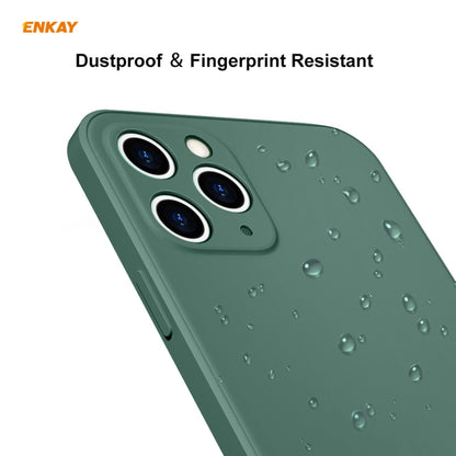 For iPhone 11 Pro Max Hat-Prince ENKAY ENK-PC066 Liquid Silicone Straight Edge Shockproof Protective Case, For iPhone 11 Pro Max