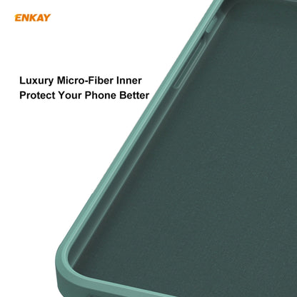 For iPhone 11 Pro Max Hat-Prince ENKAY ENK-PC0662 Liquid Silicone Straight Edge Shockproof Protective Case + 0.26mm 9H 2.5D Full Glue Full Coverage Tempered Glass Protector Film, For iPhone 11 Pro Max