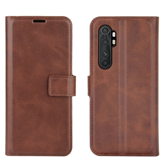Retro Calf Pattern Buckle Horizontal Flip Leather Case with Holder & Card Slots & Wallet, For Xiaomi Mi Note 10 Lite