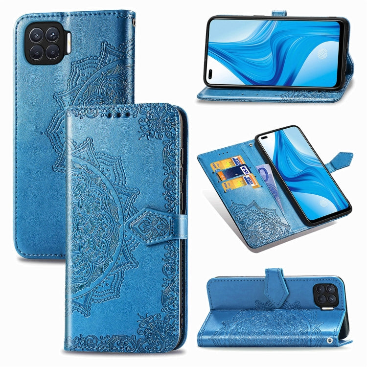 Mandala Flower Embossed Horizontal Flip Leather Case with Bracket / Card Slot / Wallet / Lanyard, For OPPO F17 Pro, For OPPO F17, For vivo Y20, For Nokia 2.4, For Google Pixel 4a 5G, For Galaxy A21 (JP Version), For Galaxy Z Fold2                      ...