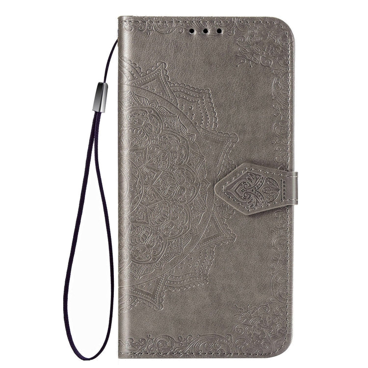 Mandala Flower Embossed Horizontal Flip Leather Case with Bracket / Card Slot / Wallet / Lanyard, For OPPO F17 Pro, For OPPO F17, For vivo Y20, For Nokia 2.4, For Google Pixel 4a 5G, For Galaxy A21 (JP Version), For Galaxy Z Fold2                      ...