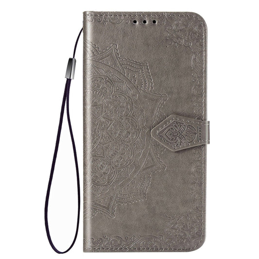 Mandala Flower Embossed Horizontal Flip Leather Case with Bracket / Card Slot / Wallet / Lanyard, For OPPO F17 Pro, For OPPO F17, For vivo Y20, For Google Pixel 4a 5G, For Galaxy A21 (JP Version), For Galaxy Z Fold2, For Xiaomi Mi 10T / Redmi K30S     ...