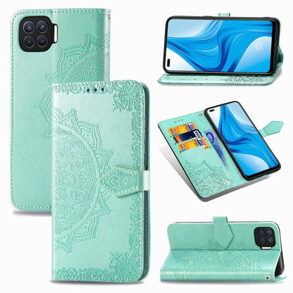 Mandala Flower Embossed Horizontal Flip Leather Case with Bracket / Card Slot / Wallet / Lanyard, For OPPO F17 Pro, For OPPO F17, For vivo Y20, For Nokia 2.4, For Google Pixel 4a 5G, For Galaxy A21 (JP Version), For Galaxy Z Fold2                      ...