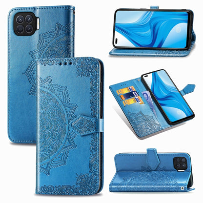 Mandala Flower Embossed Horizontal Flip Leather Case with Bracket / Card Slot / Wallet / Lanyard, For OPPO F17 Pro, For OPPO F17, For vivo Y20, For Nokia 2.4, For Google Pixel 4a 5G, For Galaxy A21 (JP Version), For Galaxy Z Fold2                      ...
