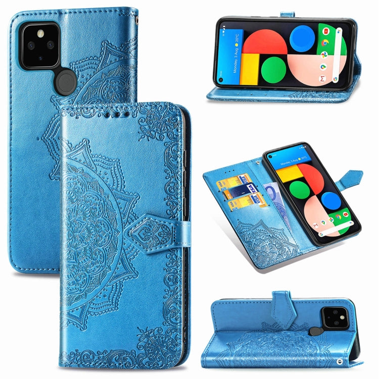 Mandala Flower Embossed Horizontal Flip Leather Case with Bracket / Card Slot / Wallet / Lanyard, For OPPO F17 Pro, For OPPO F17, For vivo Y20, For Nokia 2.4, For Google Pixel 4a 5G, For Galaxy A21 (JP Version), For Galaxy Z Fold2                      ...