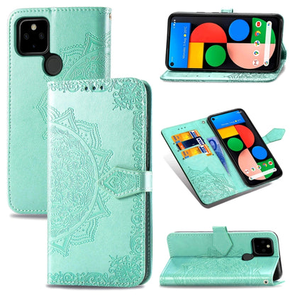 Mandala Flower Embossed Horizontal Flip Leather Case with Bracket / Card Slot / Wallet / Lanyard, For OPPO F17 Pro, For OPPO F17, For vivo Y20, For Nokia 2.4, For Google Pixel 4a 5G, For Galaxy A21 (JP Version), For Galaxy Z Fold2                      ...