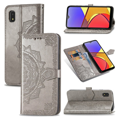 Mandala Flower Embossed Horizontal Flip Leather Case with Bracket / Card Slot / Wallet / Lanyard, For OPPO F17 Pro, For OPPO F17, For vivo Y20, For Nokia 2.4, For Google Pixel 4a 5G, For Galaxy A21 (JP Version), For Galaxy Z Fold2                      ...