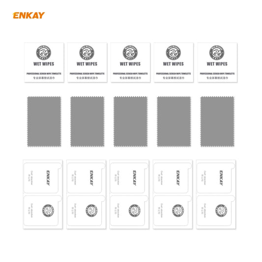 Pour Huawei Mate 40 Pro / 40 Pro+ / 40 RS Porsche Design ENKAY Hat-Prince 0,26mm 9H 3D Film en Verre Trempé Anti-explosion Courbé Plein Écran par Thermoformage, 5 PCS