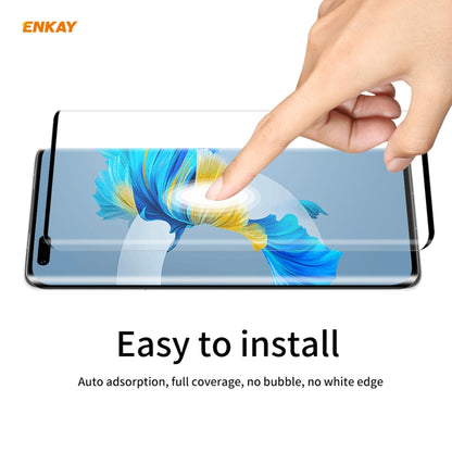 For Huawei Mate 40 Pro / 40 Pro+ / 40 RS Porsche Design ENKAY Hat-Prince 0.26mm 9H 3D Explosion-proof Full Screen Curved Heat Bending Tempered Glass Film, 5 PCS