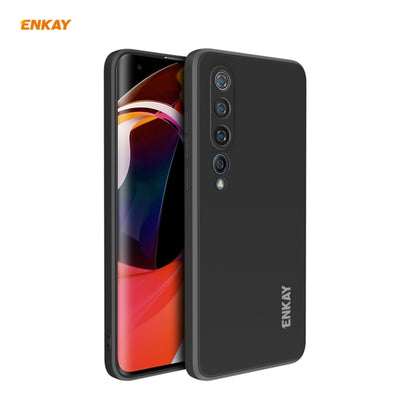 For Xiaomi Mi 10 5G Hat-Prince ENKAY ENK-PC075 Liquid Silicone Straight Edge Shockproof Protective Case, For Xiaomi Mi 10 5G, For Xiaomi Mi 10 G