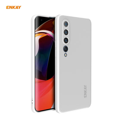 For Xiaomi Mi 10 5G Hat-Prince ENKAY ENK-PC075 Liquid Silicone Straight Edge Shockproof Protective Case, For Xiaomi Mi 10 5G, For Xiaomi Mi 10 G