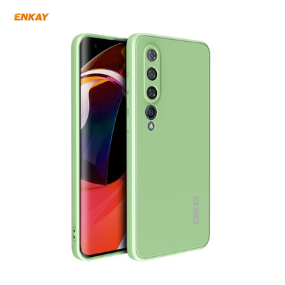 For Xiaomi Mi 10 5G Hat-Prince ENKAY ENK-PC075 Liquid Silicone Straight Edge Shockproof Protective Case, For Xiaomi Mi 10 5G, For Xiaomi Mi 10 G