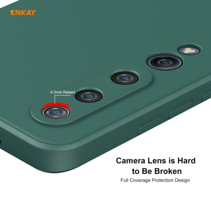 For Xiaomi Mi 10 5G Hat-Prince ENKAY ENK-PC075 Liquid Silicone Straight Edge Shockproof Protective Case, For Xiaomi Mi 10 5G, For Xiaomi Mi 10 G