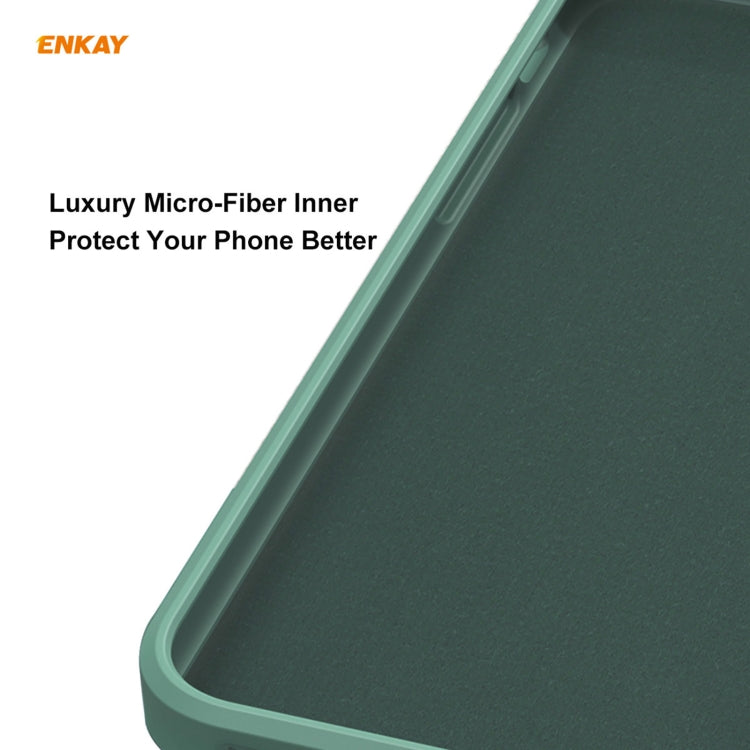 For Xiaomi Mi 10 5G Hat-Prince ENKAY ENK-PC075 Liquid Silicone Straight Edge Shockproof Protective Case, For Xiaomi Mi 10 5G, For Xiaomi Mi 10 G