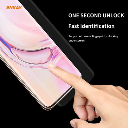 For Xiaomi Mi 10 Pro 5G Hat-Prince ENKAY ENK-PC0762 Liquid Silicone Straight Edge Shockproof Protective Case  + 3D Full Screen PET Curved Hot Bending HD Screen Protector Soft Film, For Xiaomi Mi 10 Pro 5G + Film
