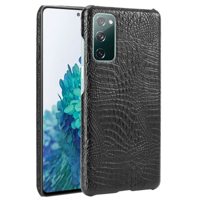 For Samsung Galaxy S20 FE Shockproof Crocodile Texture PC + PU Case, For Galaxy S20 FE