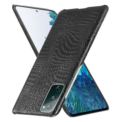 For Samsung Galaxy S20 FE Shockproof Crocodile Texture PC + PU Case, For Galaxy S20 FE