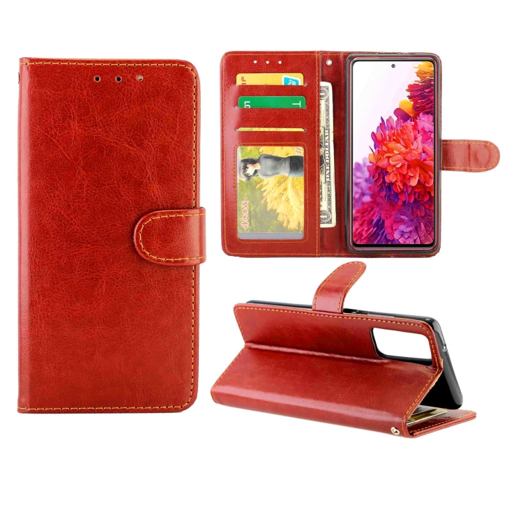 Crazy Horse Texture Leather Horizontal Flip Protective Case with Holder & Card Slots & Wallet & Photo Frame, For OPPO Realme 7/Narzo 20 Pro, For OPPO Realme 7 Pro, For OPPO Realme X7, For Goolgle Pixel 4a (4G), For Samsung Galaxy S20 FE 5G             ...