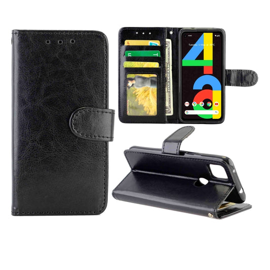 Crazy Horse Texture Leather Horizontal Flip Protective Case with Holder & Card Slots & Wallet & Photo Frame, For OPPO Realme 7/Narzo 20 Pro, For OPPO Realme 7 Pro, For OPPO Realme X7, For Goolgle Pixel 4a (4G), For Samsung Galaxy S20 FE 5G