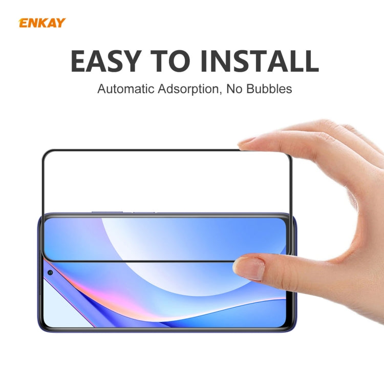 5 PCS ENKAY Hat-Prince Anti-drop Full Glue Tempered Glass Full Screen Film Anti-fall Protector, For Xiaomi 10T Lite 5G, For Samsung Galaxy M51, For Samsung Galaxy S20 FE 5G, For Motorola Moto E7 Plus, For LG K42 / K52 / K62