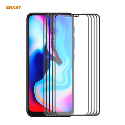 5 PCS ENKAY Hat-Prince Anti-drop Full Glue Tempered Glass Full Screen Film Anti-fall Protector, For Xiaomi 10T Lite 5G, For Samsung Galaxy M51, For Samsung Galaxy S20 FE 5G, For Motorola Moto E7 Plus, For LG K42 / K52 / K62