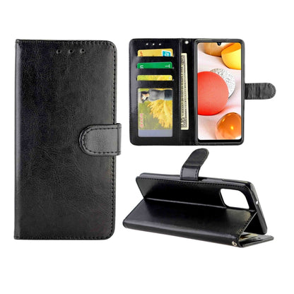 Crazy Horse Texture Leather Horizontal Flip Protective Case with Holder & Card Slots & Wallet & Photo Frame, For OPPO Reno4 Lite / F17 Pro/A93, For OPPO F17 / A73 (2020) 4G, For Google Pixel 4a 5G, For Samsung Galaxy A42 5G, For Xiaomi Poco X3 NFC     ...