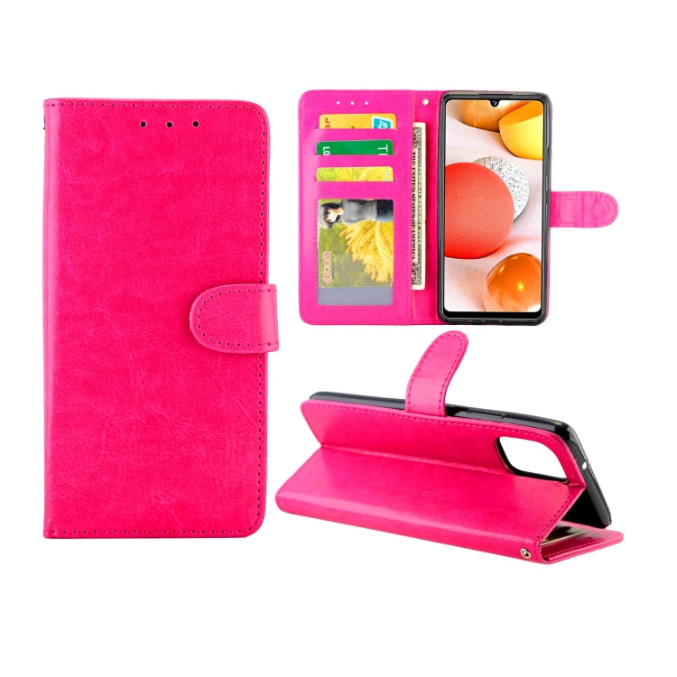 Crazy Horse Texture Leather Horizontal Flip Protective Case with Holder & Card Slots & Wallet & Photo Frame, For OPPO Reno4 Lite / F17 Pro/A93, For OPPO F17 / A73 (2020) 4G, For Google Pixel 4a 5G, For Samsung Galaxy A42 5G, For Xiaomi Poco X3 NFC     ...