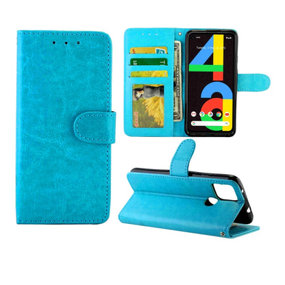 Crazy Horse Texture Leather Horizontal Flip Protective Case with Holder & Card Slots & Wallet & Photo Frame, For OPPO Reno4 Lite / F17 Pro/A93, For OPPO F17 / A73 (2020) 4G, For Google Pixel 4a 5G, For Samsung Galaxy A42 5G, For Xiaomi Poco X3 NFC     ...