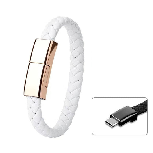 Câble de données USB vers Type-C 3A XJ-27 pour bracelet créatif, longueur du câble : 22,5 cm, XJ-27 Type-C, 22,5 cm Type-C