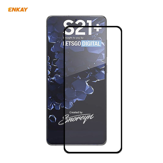 Pour Samsung Galaxy S30+ ENKAY Hat-Prince Full Glue 0.26mm 9H 2.5D Verre trempé Couverture complète, Compatible avec le déverrouillage par empreinte digitale, 1pc, 2pcs, 5pcs, 10pcs