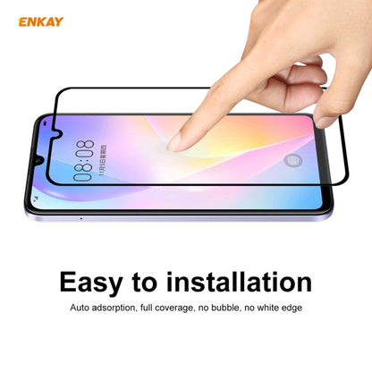 5 PCS ENKAY Hat-Prince Full Glue 0.26mm 9H 2.5D Tempered Glass Full Coverage Film, For Huawei Nova 8 SE, For Samsung Galaxy A12, For OnePlus Nord N10 5G, For OnePlus Nord N100