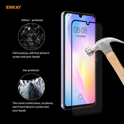 5 PCS ENKAY Hat-Prince Full Glue 0.26mm 9H 2.5D Tempered Glass Full Coverage Film, For Huawei Nova 8 SE, For Samsung Galaxy A12, For OnePlus Nord N10 5G, For OnePlus Nord N100