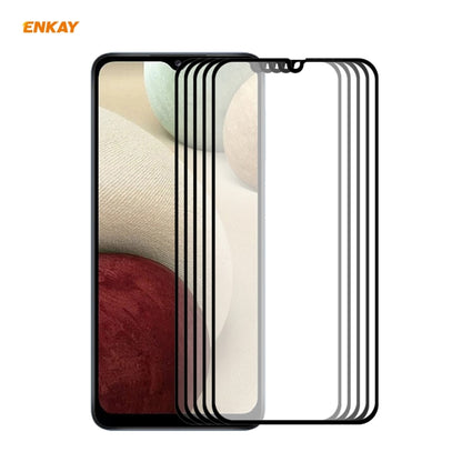 5 PCS ENKAY Hat-Prince Full Glue 0.26mm 9H 2.5D Tempered Glass Full Coverage Film, For Huawei Nova 8 SE, For Samsung Galaxy A12, For OnePlus Nord N10 5G, For OnePlus Nord N100