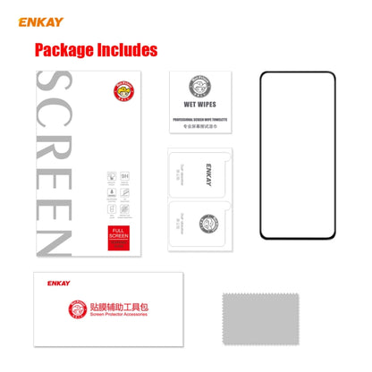 ENKAY Hat-Prince Anti-drop Full Glue Tempered Glass Full Screen Film Anti-fall Protector, For Motorola Moto G9 Plus, For Motorola Moto G9 / G9 Play, For Samsung Galaxy A12, For Xiaomi Mi 10T 5G