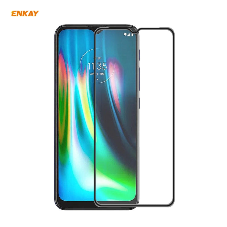 ENKAY Hat-Prince Anti-drop Full Glue Tempered Glass Full Screen Film Anti-fall Protector, For Motorola Moto G9 Plus, For Motorola Moto G9 / G9 Play, For Samsung Galaxy A12, For Xiaomi Mi 10T 5G