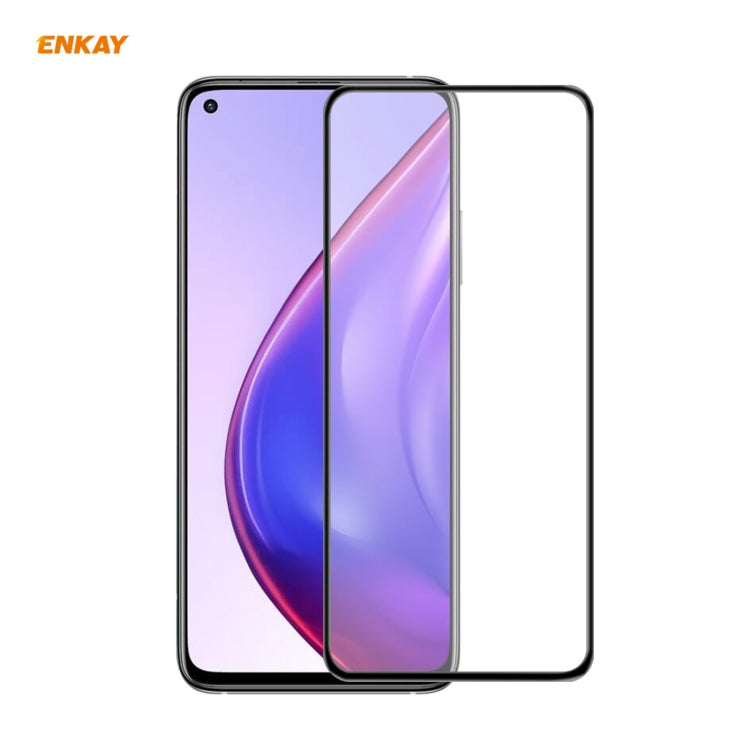 ENKAY Hat-Prince Anti-drop Full Glue Tempered Glass Full Screen Film Anti-fall Protector, For Motorola Moto G9 Plus, For Motorola Moto G9 / G9 Play, For Samsung Galaxy A12, For Xiaomi Mi 10T 5G