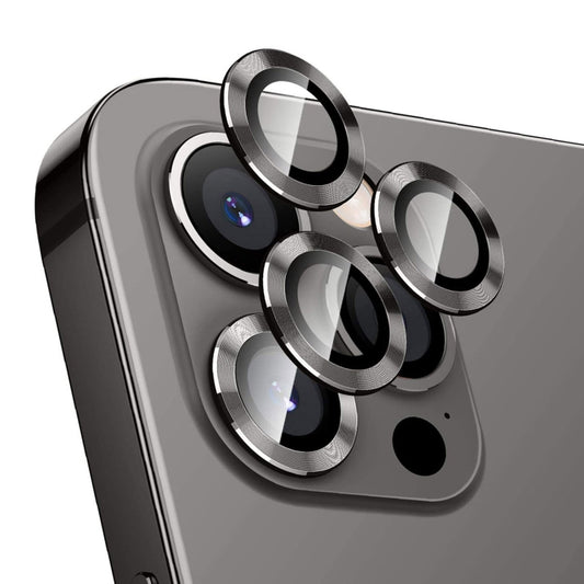 Pour iPhone 12 Pro ENKAY Hat-Prince Alliage d'aluminium + Verre trempé Cache-objectif de protection intégrale