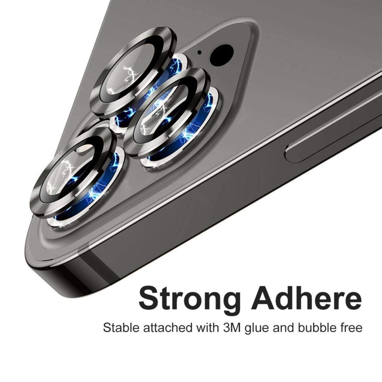 For iPhone 12 Pro ENKAY Hat-Prince Aluminium Alloy + Tempered Glass Camera Lens Cover Full Coverage Protector