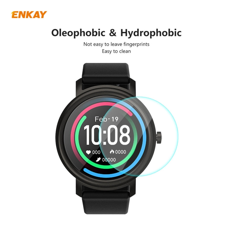 For Xiaomi Mibro Air ENKAY Hat-Prince 0.2mm 9H 2.15D Curved Edge Tempered Glass Film, 1 PCS, 2 PCS, 5 PCS, 10 PCS
