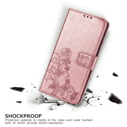 Four-leaf Clasp Embossed Buckle Mobile Phone Protection Leather Case with Lanyard & Card Slot & Wallet & Bracket Function, For Samsung Galaxy S21+ 5G, For Samsung Galaxy S21 5G, For Samsung Galaxy S21 Ultra 5G, For Samsung Galaxy A32 5G                ...