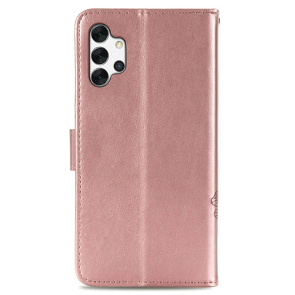 Four-leaf Clasp Embossed Buckle Mobile Phone Protection Leather Case with Lanyard & Card Slot & Wallet & Bracket Function, For Samsung Galaxy S21+ 5G, For Samsung Galaxy S21 5G, For Samsung Galaxy S21 Ultra 5G, For Samsung Galaxy A32 5G                ...