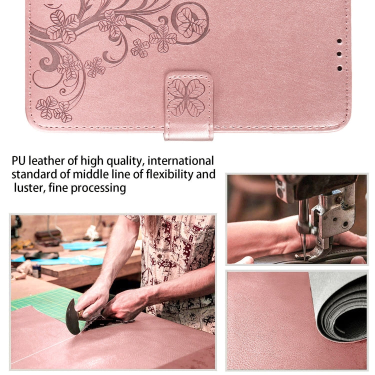 Four-leaf Clasp Embossed Buckle Mobile Phone Protection Leather Case with Lanyard & Card Slot & Wallet & Bracket Function, For Samsung Galaxy S21+ 5G, For Samsung Galaxy S21 5G, For Samsung Galaxy S21 Ultra 5G, For Samsung Galaxy A32 5G                ...