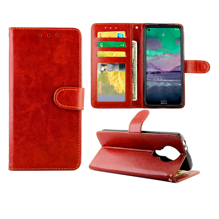 Crazy Horse Texture Leather Horizontal Flip Protective Case with Holder & Card Slots & Wallet & Photo Frame, For Nokia 2.4, For Nokia 3.4, For OPPO Realme C17/7i, For OPPO Realme V5 5G/Realme 7 5G, For Vivo Y73S, For Huawei P Smart(2021)/Y7a           ...