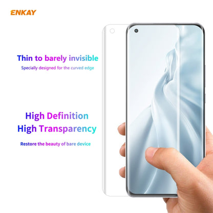10 PCS ENKAY Hat-Prince 3D Full Screen PET Curved Hot Bending HD Screen Protector Soft Film, Support Fingerprint Unlock, For Xiaomi Mi 11, For Huawei Nova 8, For Huawei Nova 8 Pro