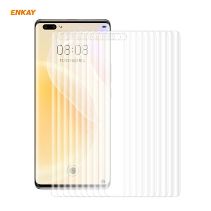 10 PCS ENKAY Hat-Prince 3D Full Screen PET Curved Hot Bending HD Screen Protector Soft Film, Support Fingerprint Unlock, For Xiaomi Mi 11, For Huawei Nova 8, For Huawei Nova 8 Pro